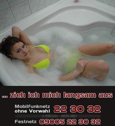 ... zieh ich mich langsam aus Zeig mir doch beim Telefonsex, warum ich nicht schüchtern sein brauche.