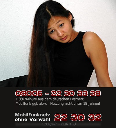 09005 - 22 30 33 39 Telefonsex mit schimpfender Asiatin