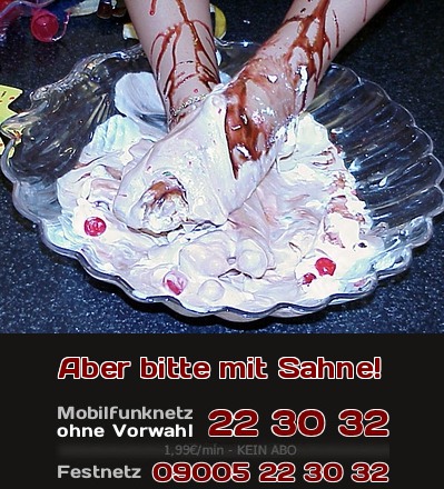 Aber bitte mit Sahne! Sahne-Spiele sind der Klassiker beim Lebensmittelsex.