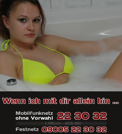 Wenn ich mit dir allein bin ... Meinen Bikini ziehe ich nur für Dich aus. Später...