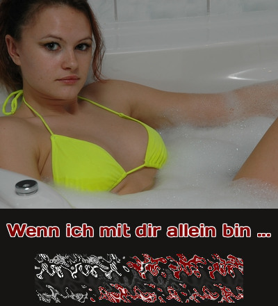 Meinen Bikini ziehe ich nur für Dich aus. Später...
