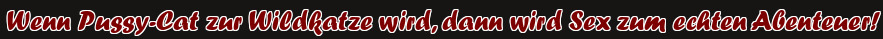 Wenn Pussy-Cat zur Wildkatze wird, dann wird Sex zum echten Abenteuer!