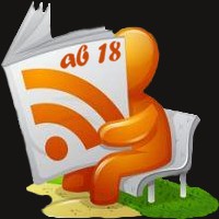 RSS-Feedreader auf der Bank liest den RSS-Feed "ab 18" RSS-Feedreader auf der Bank liest den RSS-Feed "ab 18"